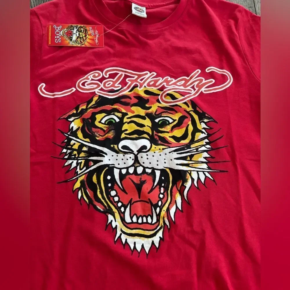 Ed Hardy Kids Red Tiger Tee